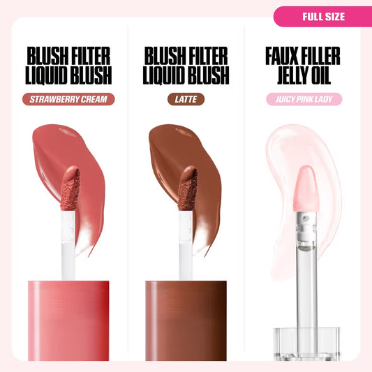 HUDA BEAUTY Bronze Nudes Lip And Cheek Best Sellers