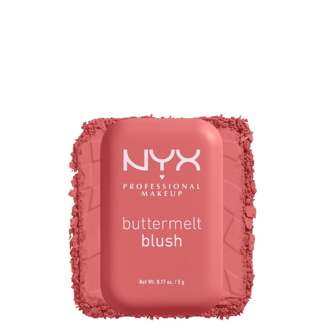 NYX Professional Makeup Buttermelt Powder Blush, up to 12H Wear, Fade and Transfer Resistant - Feeling Butta