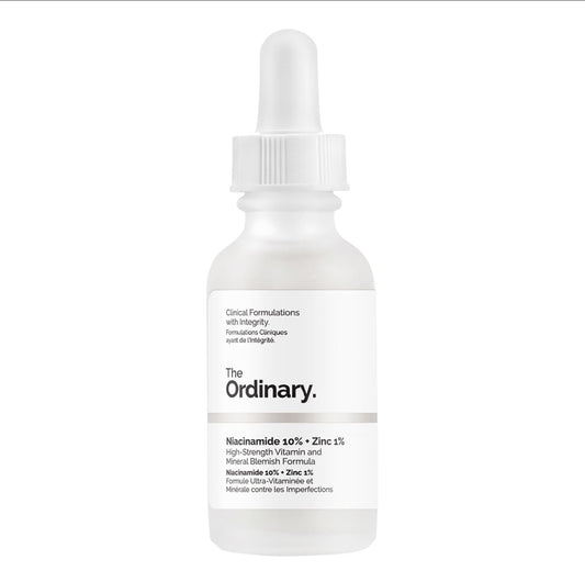 The ordinary niacinamide 10%+ zinc 1%